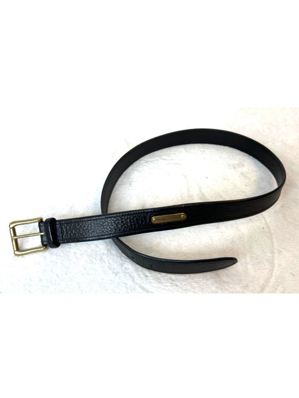 Vintage Polo Ralph Lauren Italian Leather Belt Men's Size 34